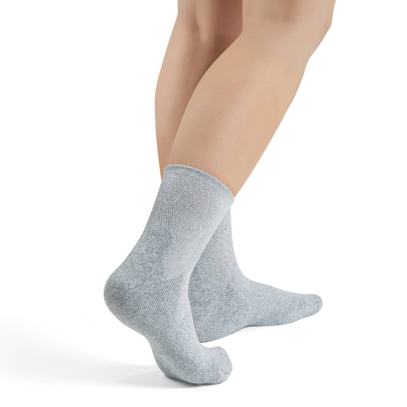 CHAUSSETT DIAB FEETPAD GRIS T2