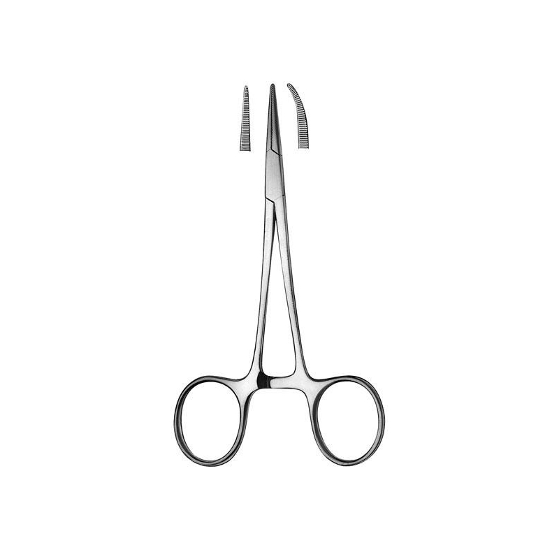 Pince Halstead courbe S/G 13 cm