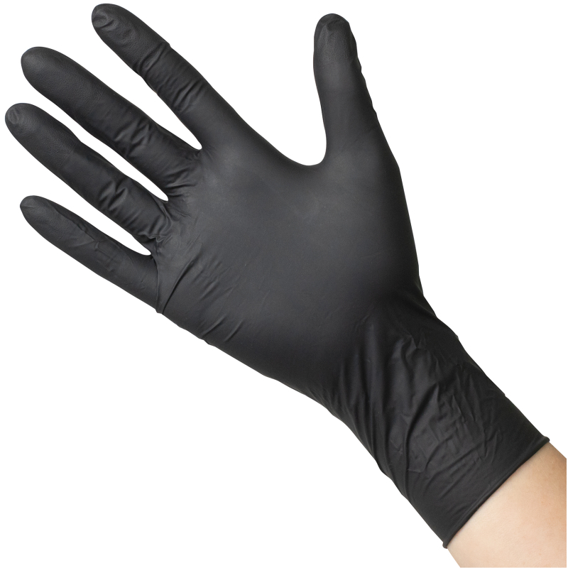 GANT NITRILE NON POUDRE NOIR TL