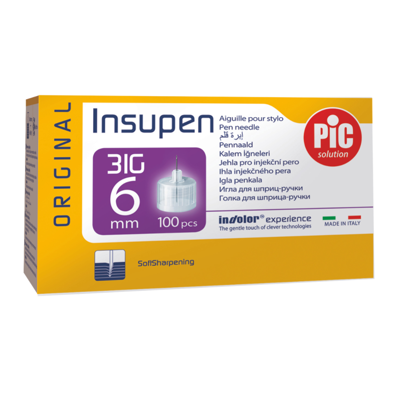AIG STYLO PIC INSUPEN OR 31G x 6 100P