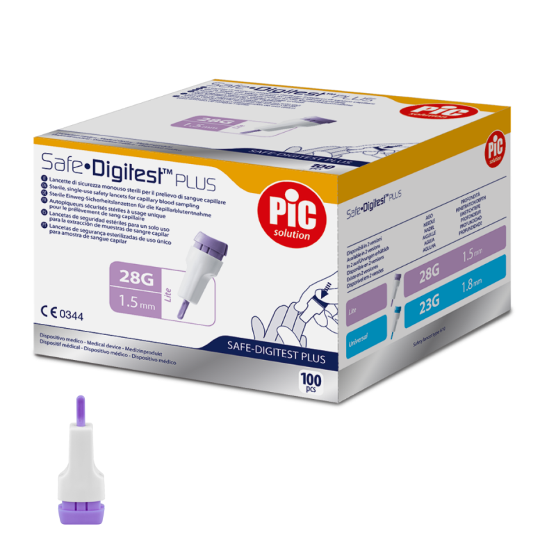SAFE DIGITEST PLUS 28G 1,5MM 100PCS