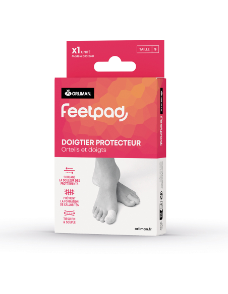 DOIGTIER PROTECTEUR ORTEIL DOIGT TS Ø25MM FEETPAD