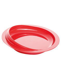 ASSIETTE REBORD ROUGE