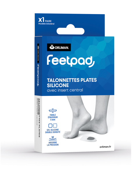 TALONNETTE PLATE SILICONE INSERT CENT T1 35 - 38 FEETPAD