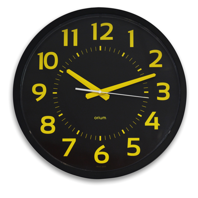 HORLOGE CONTRASTE SILENCIEUSE 40CM