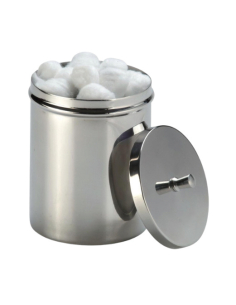 Boîte à Coton Inox 14 cm...