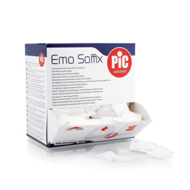 PANSEMENT EMOSOFFIX 38X38MM 1000P