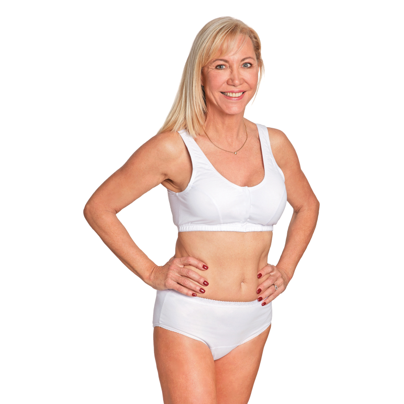 BRASSIERE OUVERT DEVANT PRESS BLANC T1