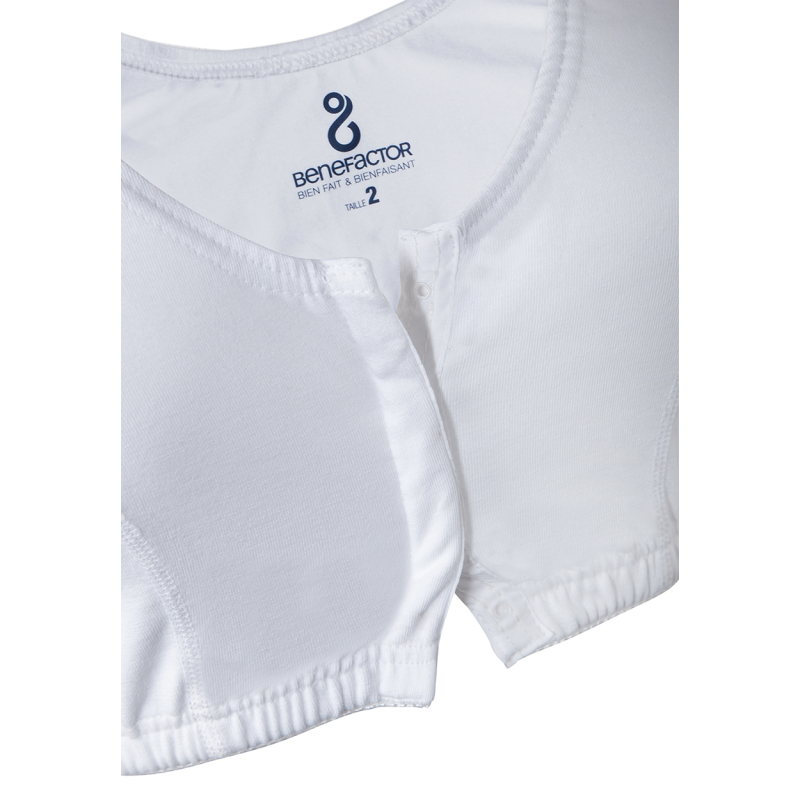 BRASSIERE OUVERT DEVANT PRESS BLANC T1