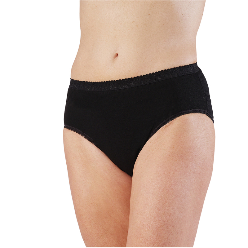 CULOTTE MAXI INTRAVERSABLE FEMME NOIR T1
