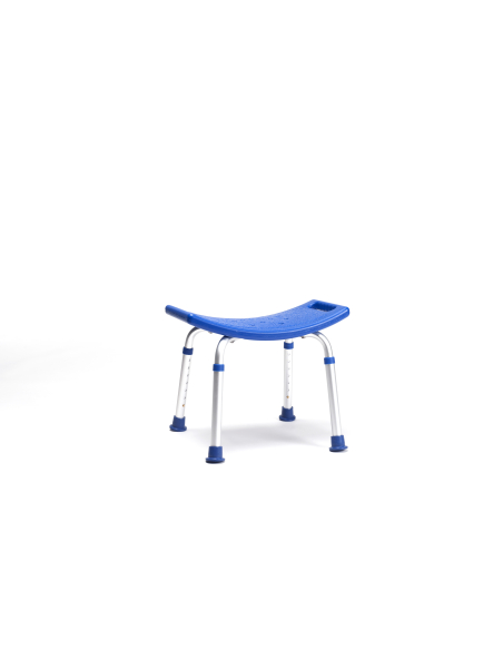 Tabouret de douche incurvé JILL BLANC