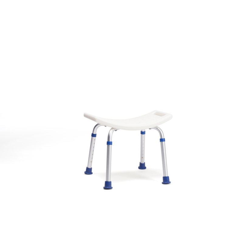 Tabouret de douche incurvé JILL BLANC
