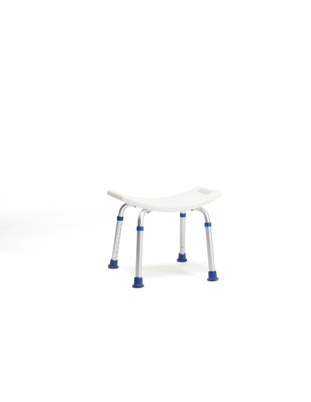 Tabouret de douche incurvé JILL BLANC