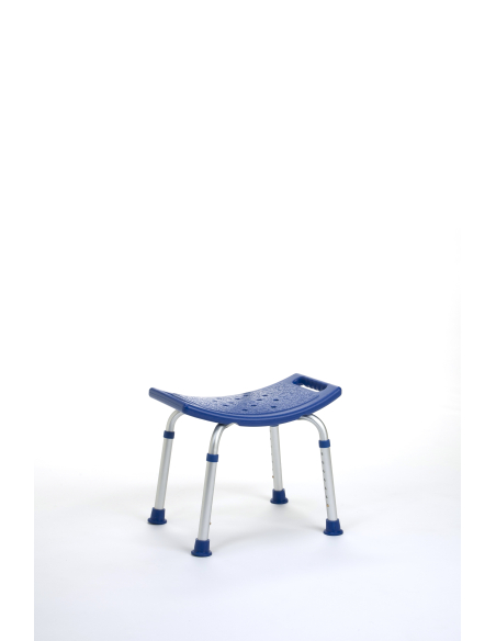 Tabouret de douche incurvé JILL BLANC