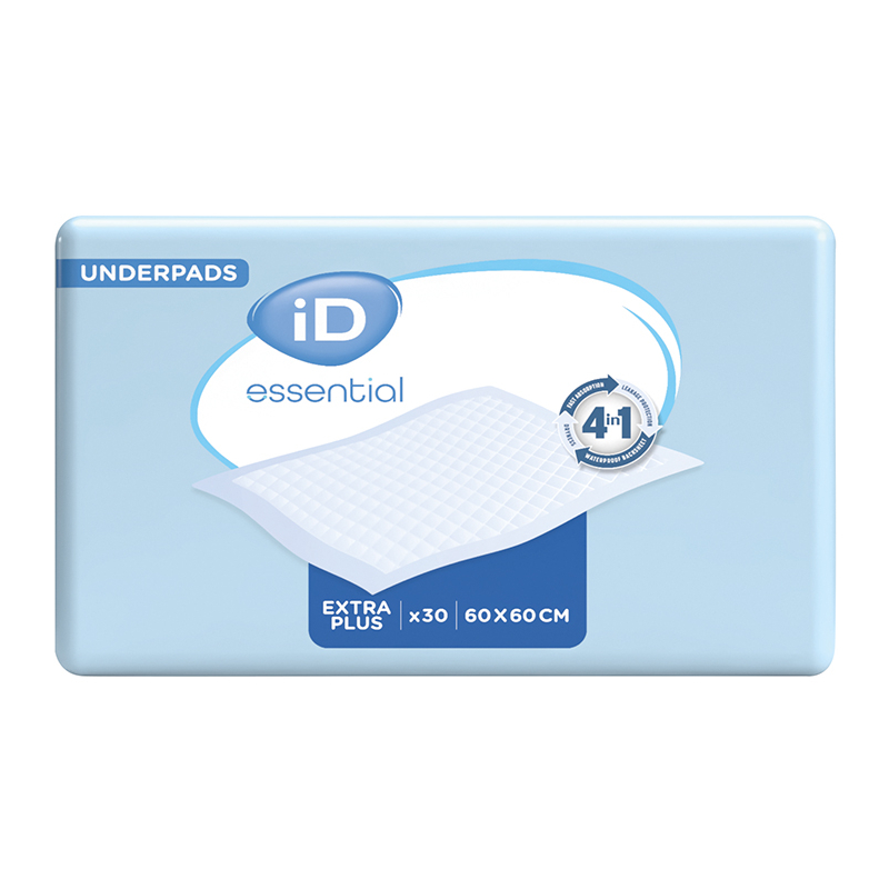 ID ESSENTIAL UNDERPADS 60X60CM EXTRA+...