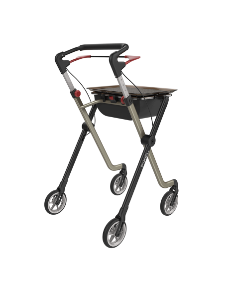 PLATEAU BRUN LAVABLE POUR ROLLATOR PIXEL