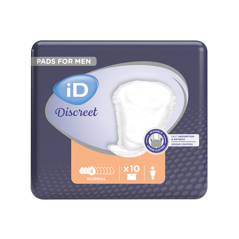 ID DISCREET LIGHT PADS MEN NORMAL 16X10U