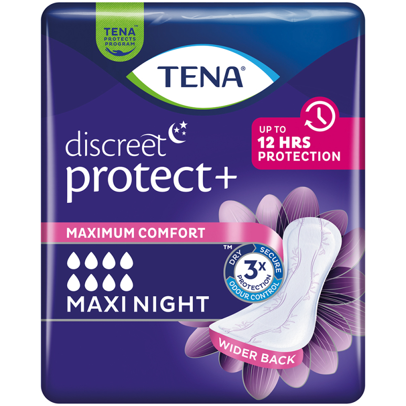 TENA DISCREET MAXI NIGHT 6X12U