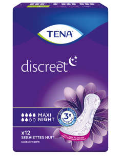 TENA DISCREET MAXI NIGHT 6X12U 2