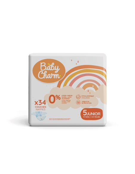 BABY CHARM SUPER DRY FLEX JUNIOR 11 - 16 KG 5X34U