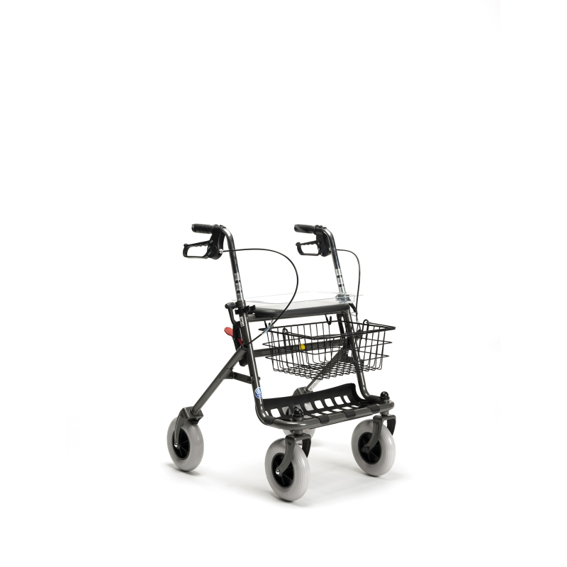 ROLLATOR 4 ROUES REF 286i Gris Carbone