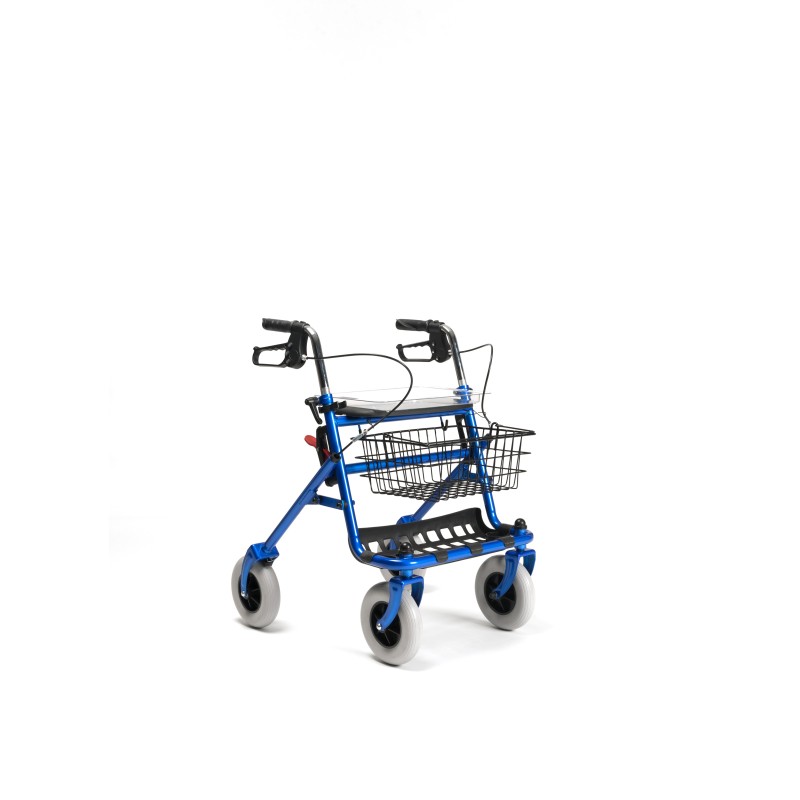 ROLLATOR 4 ROUES REF 286i Bleu