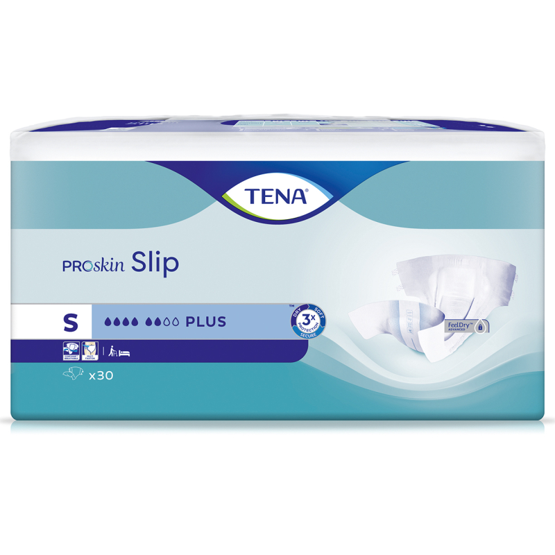 TENA SLIP PROSKIN PLUS SMALL 3X30U