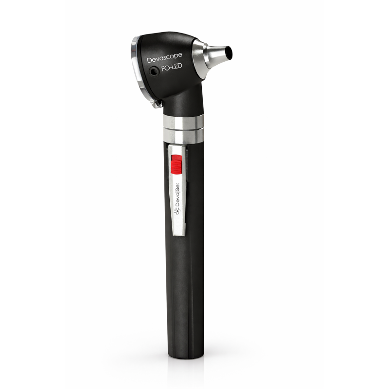 Otoscope DevaScope, FO LED - Noir