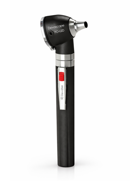 Otoscope DevaScope, FO LED - Noir