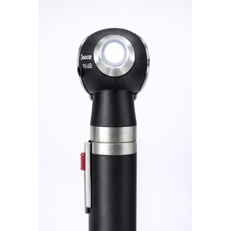 Otoscope DevaScope, FO LED - Noir