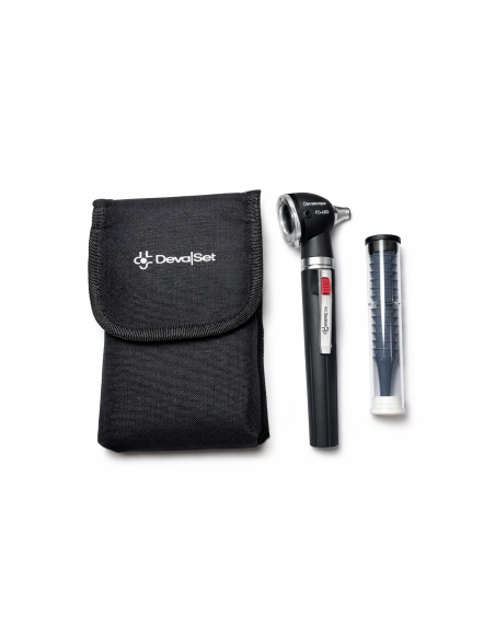 Otoscope DevaScope, FO LED - Noir