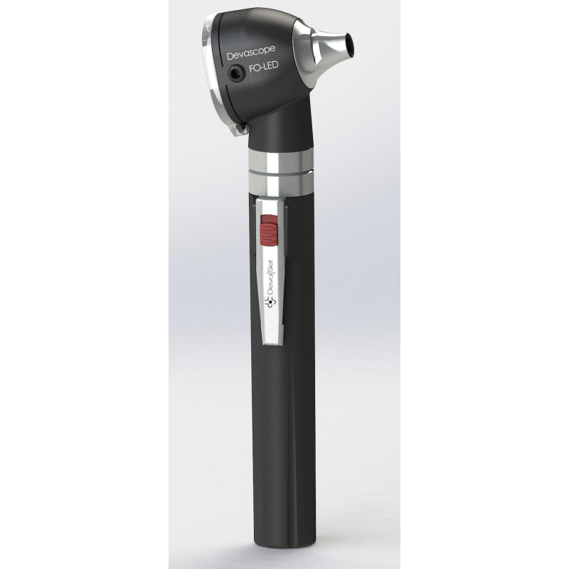 Otoscope DevaScope, FO LED - Noir