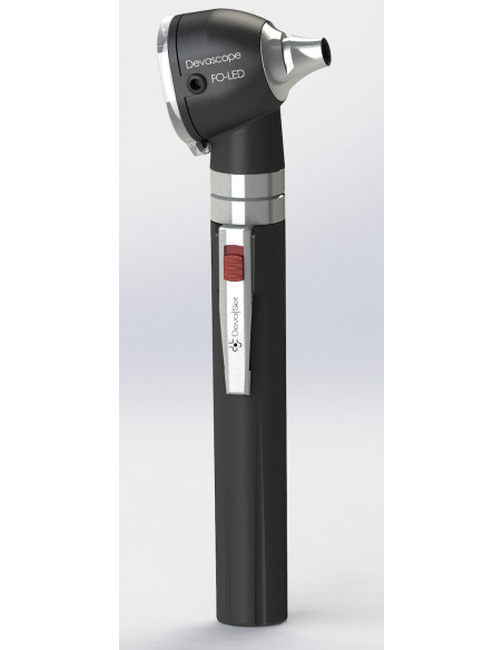 Otoscope DevaScope, FO LED - Noir