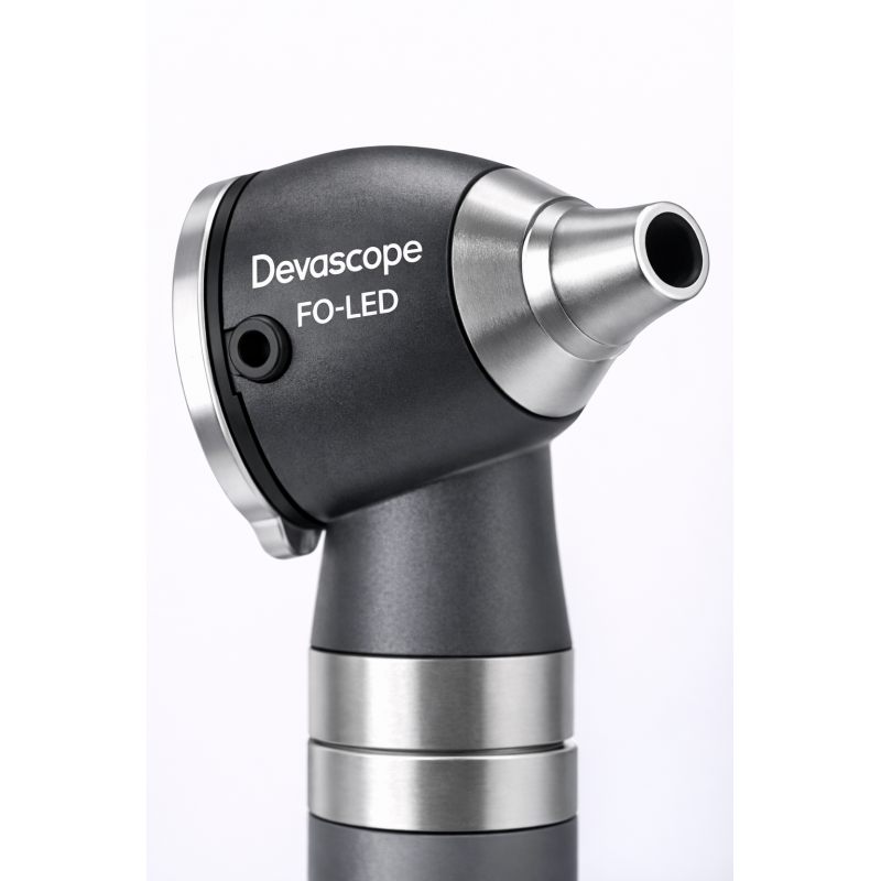 Otoscope DevaScope, FO LED - Gris
