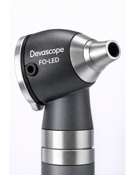 Otoscope DevaScope, FO LED - Gris