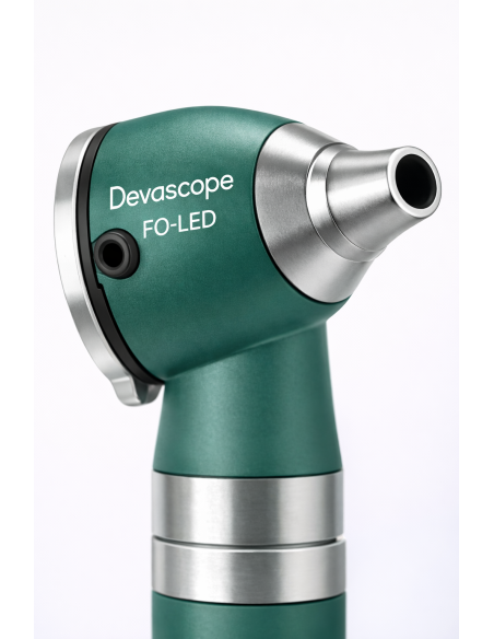 Otoscope DevaScope, FO LED - Vert