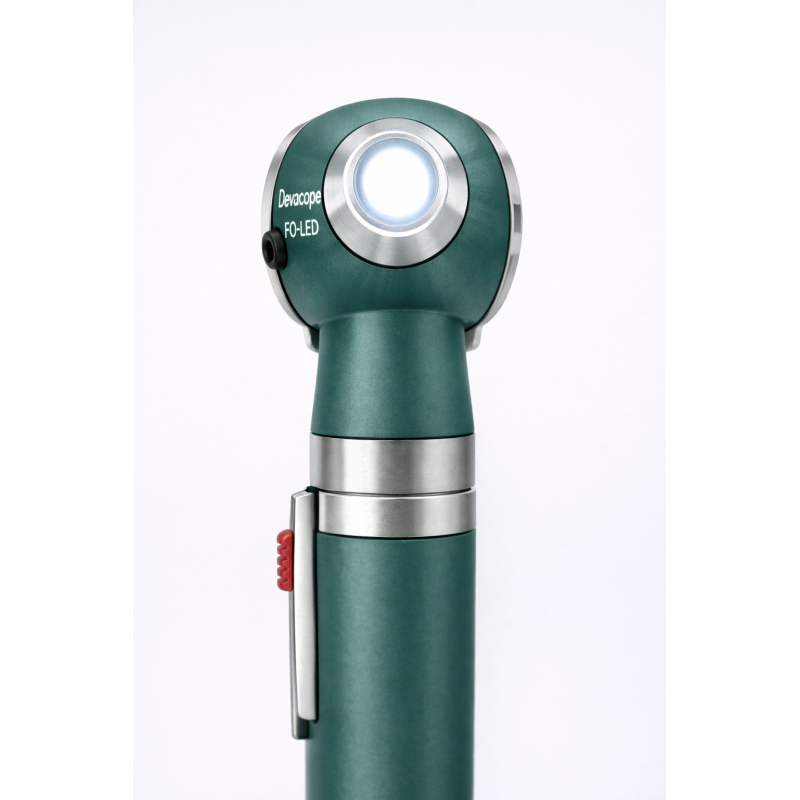 Otoscope DevaScope, FO LED - Vert