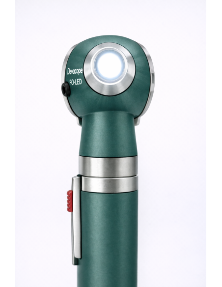 Otoscope DevaScope, FO LED - Vert