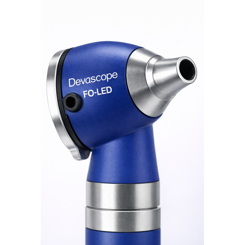 Otoscope DevaScope, FO LED - Bleu