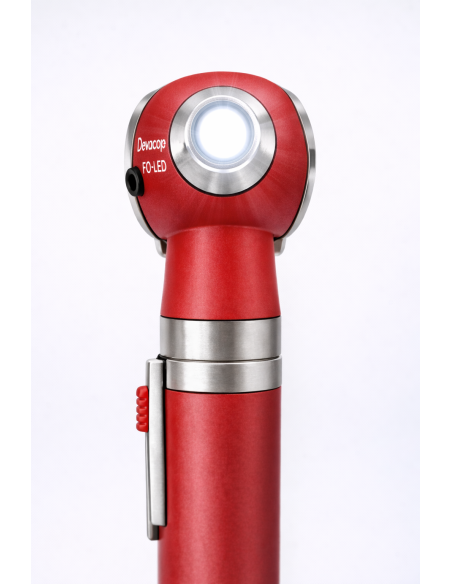 Otoscope DevaScope, FO LED - Rouge