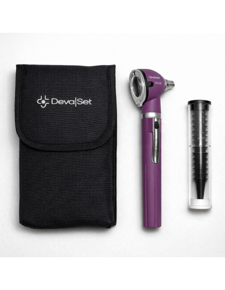 Otoscope DevaScope, FO LED - Violet