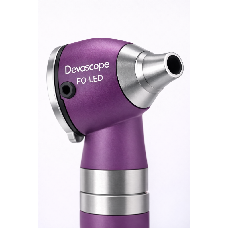 Otoscope DevaScope, FO LED - Violet