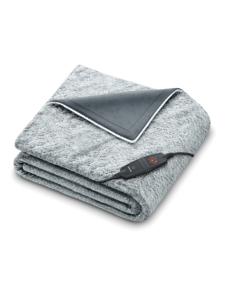 COUVERTURE CHAUF 180X130CM NORDIC GREY GREEN PLANET