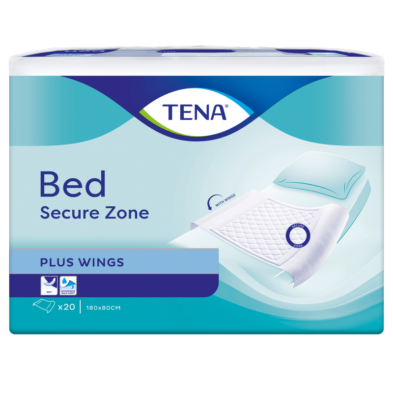 TENA BED PLUS WINGS 80X180CM 4X20U