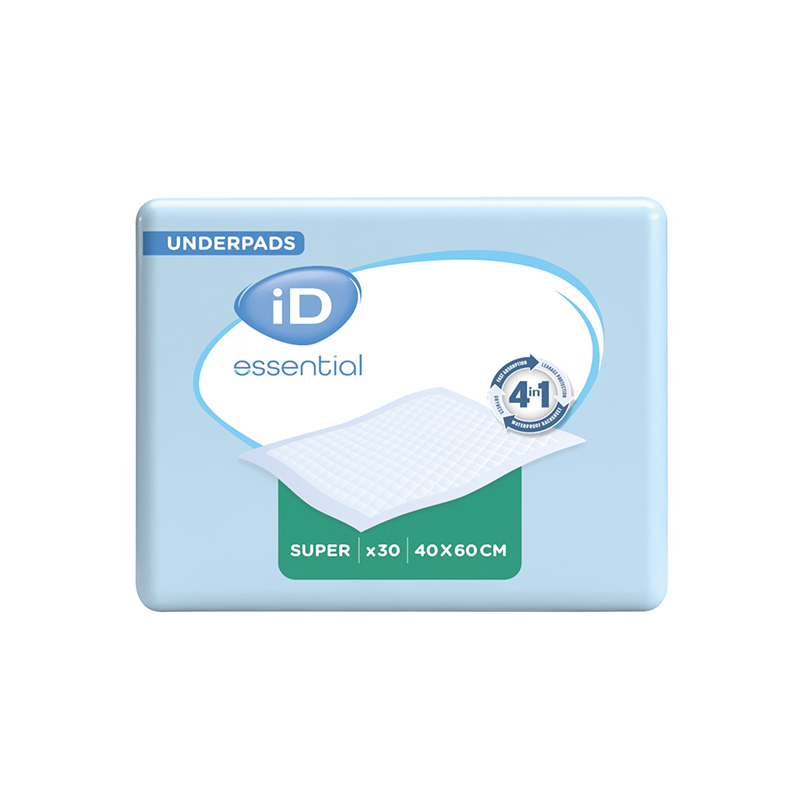 ID ESSENTIAL UNDERPADS 40X60CM SUPER...