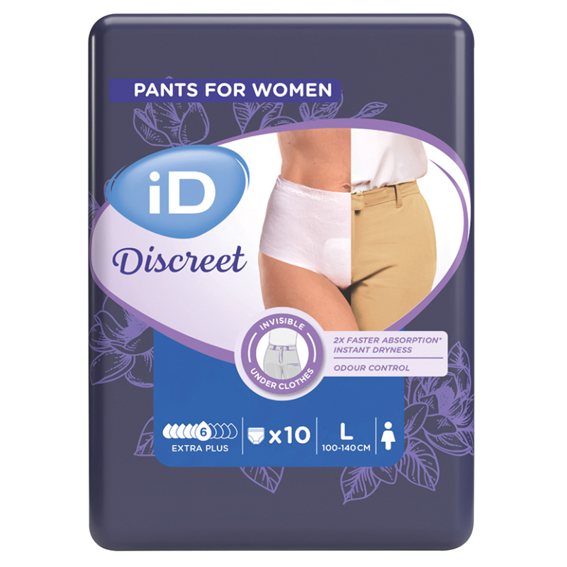 ID DISCREET PANTS WOMEN EXTRA+ L 8X10U