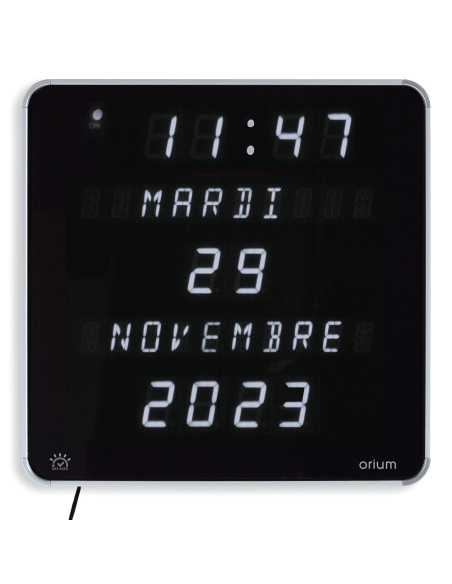 HORLOGE EPHEMERIS LED BLANC DST