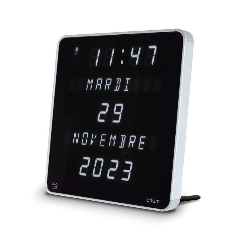 HORLOGE EPHEMERIS LED BLANC DST