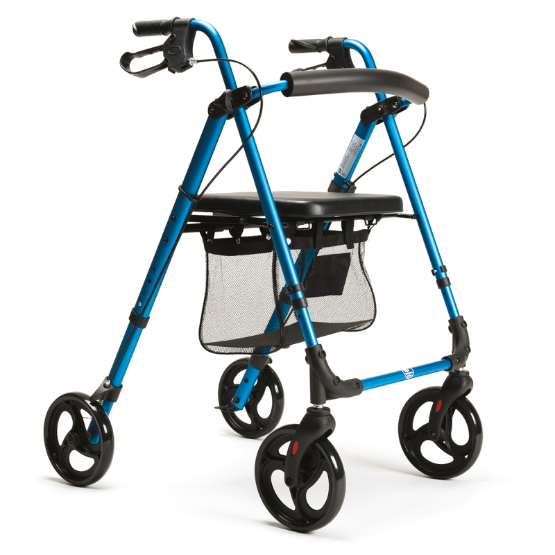 ROLLATOR 4 ROUE ECOPLUS BLEU