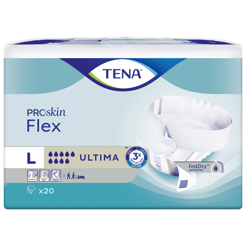 TENA FLEX PROSKIN ULTIMA LARGE 3X20U